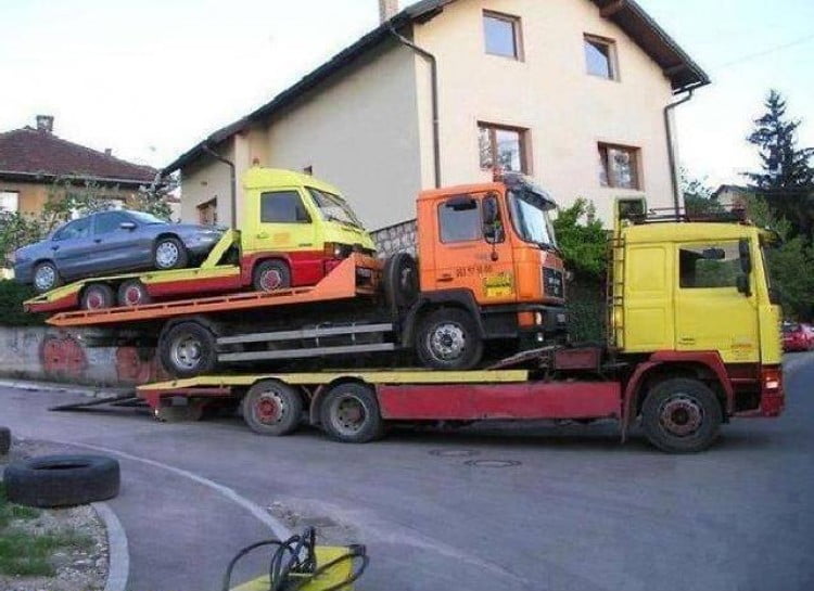 tow truck inception
